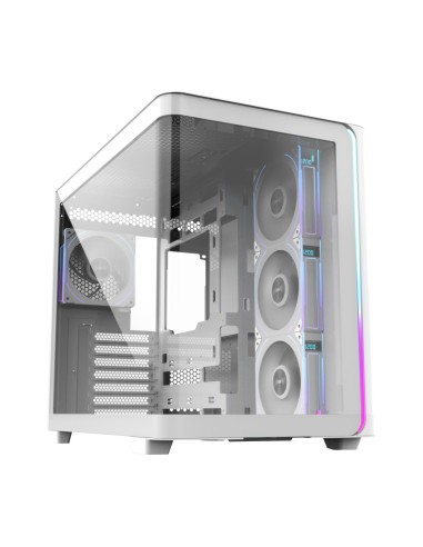 M580-WP Plus Carcasa Midi Tower mITX, mATX Blanco ARGB