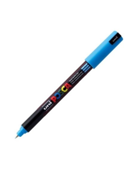 MARCADOR UNI POSCA PC1MR COLOR AZUL CLARO PUNTA 07MM