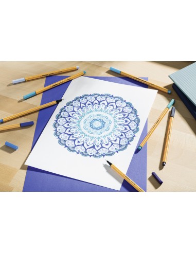  ESTUCHE 8 COLORES PASTEL STABILO POINT 88 PUNTA FIBRA 0,4MM 