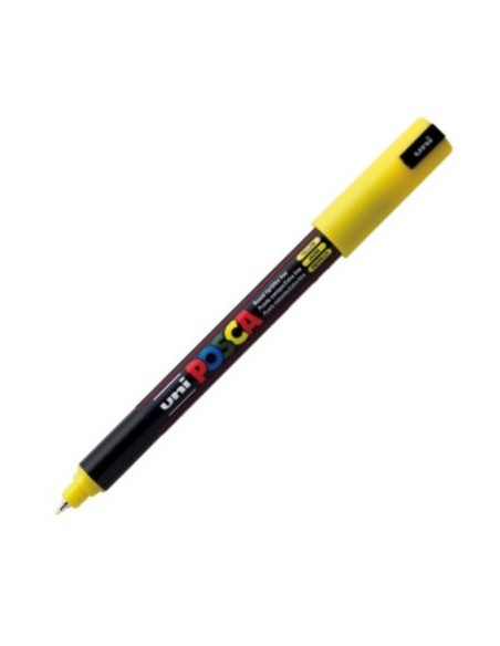 MARCADOR UNI POSCA PC1MR COLOR AMARILLO PUNTA 07MM