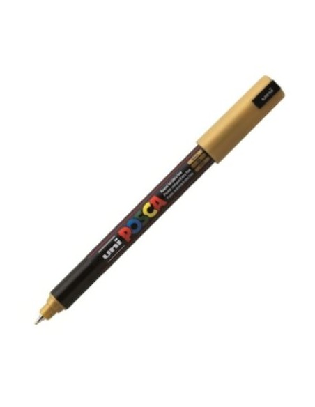 MARCADOR UNI POSCA PC1MR COLOR ORO PUNTA 07MM