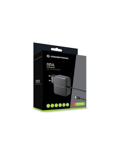 OZUL05BE cargador de dispositivo móvil Universal Negro Corriente alterna Interior