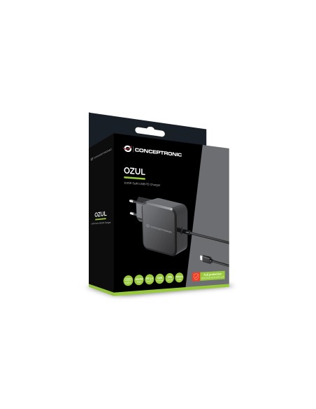 OZUL05BE cargador de dispositivo móvil Universal Negro Corriente alterna Interior