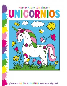 PINTURA MAGICA con numeros UNICORNIOS