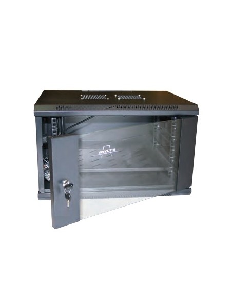 SH6404 4U Bastidor de pared Negro