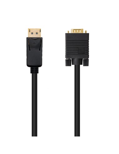 Cable Conversor DisplayPort a VGA, DP/M - VGA/M, Negro, 1 m