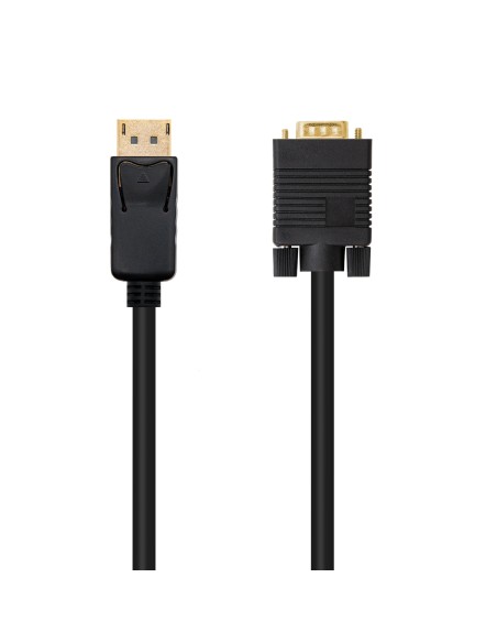 Cable Conversor DisplayPort a VGA, DP/M - VGA/M, Negro, 1 m
