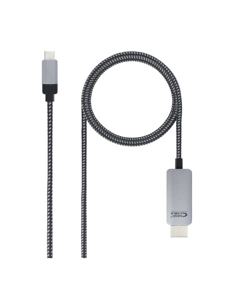 10.15.5103 adaptador de cable de vídeo 3 m USB Tipo C HDMI Aluminio, Negro