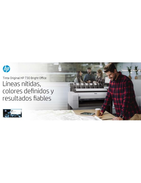 Cartucho de tinta DesignJet 730 amarillo de 130 ml