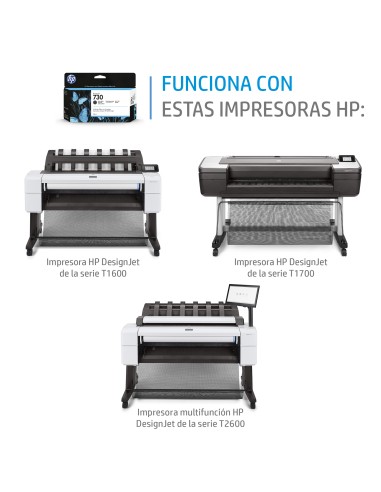 Cartucho de tinta DesignJet 730 amarillo de 130 ml