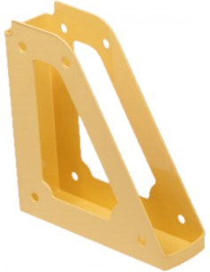 C 10 REVISTERO DE PLASTICO AMARILLO PASTEL