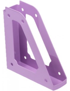 C 10 REVISTEROS PLASTICO VIOLETA PASTEL