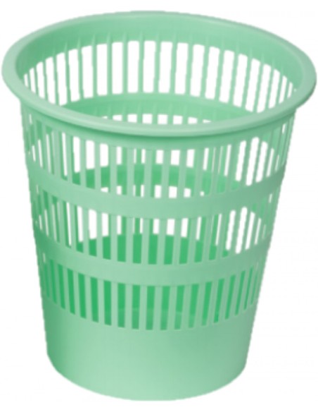 PAPELERA VERDE PASTEL