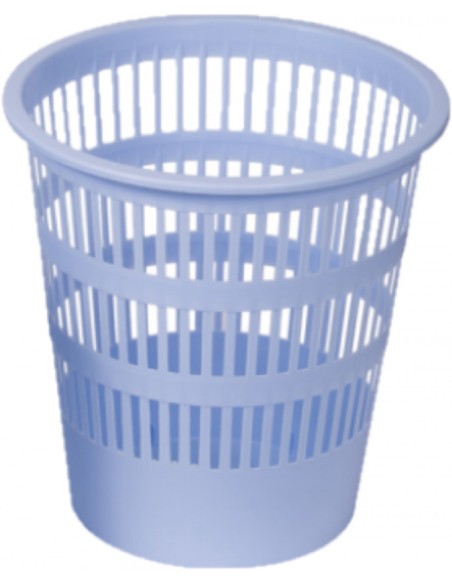 PAPELERA AZUL PASTEL