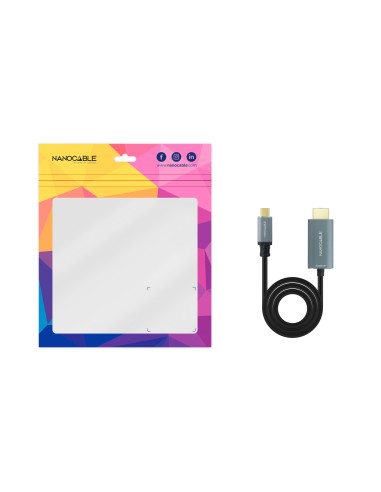 Cable Conversor USB-C a HDMI 2.1 8K@60HZ 1.8m, Negro