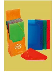 CARPETA SOLAPAS SOFT POLIPROPILENO C/ETIQUETA Y GOMA SALMÓN CARCHIVO 20160114