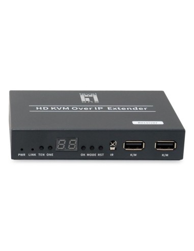 HVE-6701R extensor audio/video Receptor AV Negro