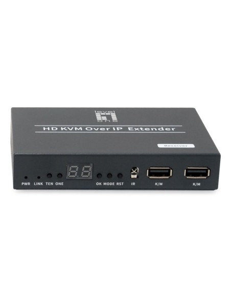 HVE-6701R extensor audio/video Receptor AV Negro
