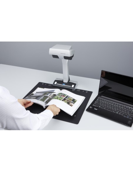 ScanSnap SV600 Escáner de captura aérea 285 x 218 DPI A3 Negro, Blanco