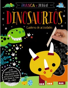 Rasca y Juega Dinosaurios Cuaderno de actividades