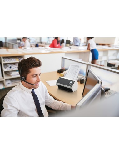 fi-8170 Alimentador automático de documentos (ADF) + escáner de alimentación manual 600 x 600 DPI A4 Negro, Gris