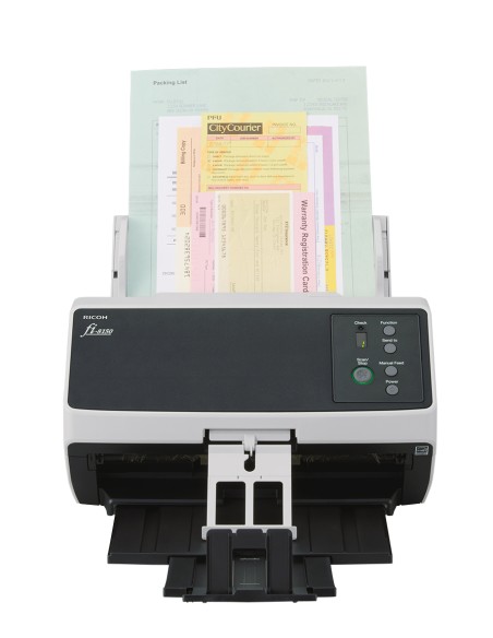 FI-8150 Alimentador automático de documentos (ADF) + escáner de alimentación manual 600 x 600 DPI A4 Negro, Gris