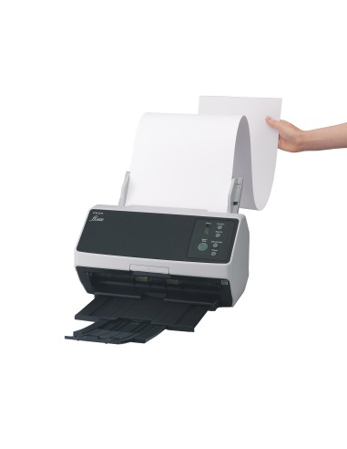 FI-8150 Alimentador automático de documentos (ADF) + escáner de alimentación manual 600 x 600 DPI A4 Negro, Gris