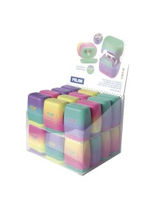 20166224SN sacapuntas Sacapuntas manual Verde, Rosa, Violeta, Amarillo