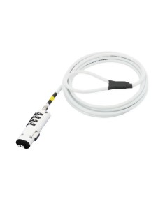 001330 cable antirrobo Blanco 1,8 m
