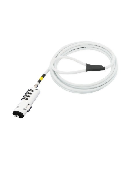 001330 cable antirrobo Blanco 1,8 m