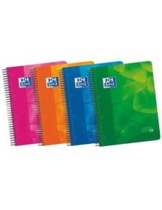 Paq 5 bloc a4 120h 90g 1horizontal europeanbook4 con separadores tapap polipropileno