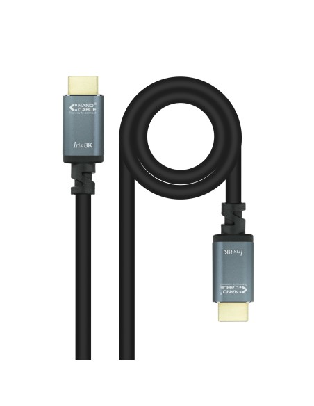 Cable HDMI 2.1 IRIS 8K A/M-A/M, Negro, 3 Metros