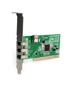 Adaptador Tarjeta Controladora FireWire 400 PCI 4 Puertos FW 6 Pin Chipset TI - IEEE 1394a 2