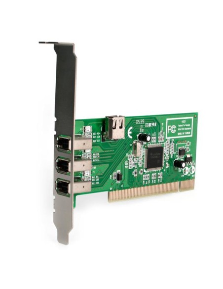 Adaptador Tarjeta Controladora FireWire 400 PCI 4 Puertos FW 6 Pin Chipset TI - IEEE 1394a