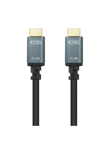 Cable HDMI 2.1 IRIS 8K A/M-A/M, Negro, 3 Metros