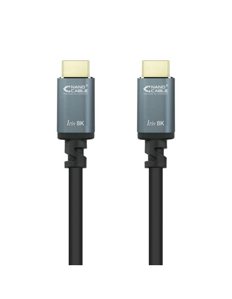 Cable HDMI 2.1 IRIS 8K A/M-A/M, Negro, 5 Metros