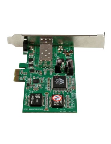 Tarjeta PCI Express Adaptadora de Red Gigabit con 1 Puerto SFP Abierto - NIC Ethernet PCI-E de Fibra