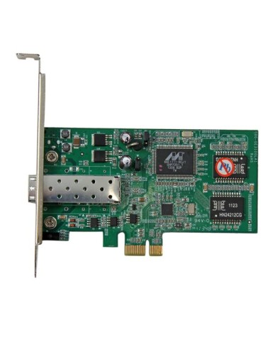 Tarjeta PCI Express Adaptadora de Red Gigabit con 1 Puerto SFP Abierto - NIC Ethernet PCI-E de Fibra