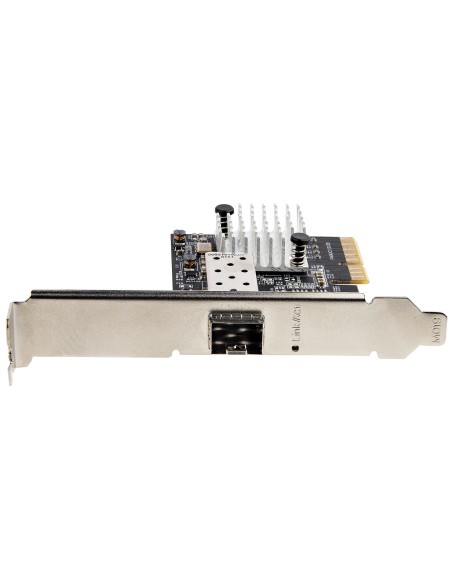 Tarjeta PCIe SFP+ de 10G - Adaptador de Red con 1 Puerto SFP+ Abierto para Módulos MSA o Cables Direct Attach - NIC PCI Express