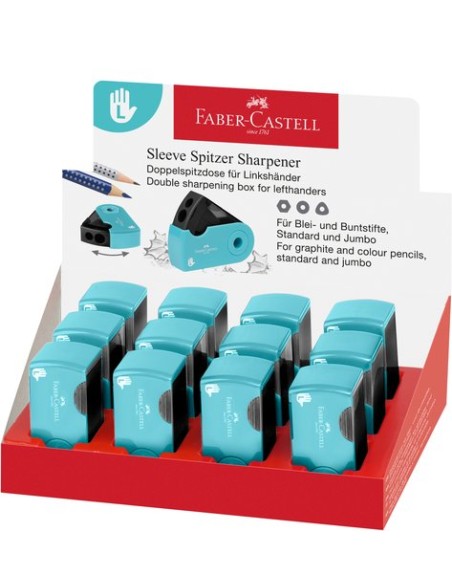 AFILALAPIZ FABER SLEEVE C/DEP. ZD. TURQ. - Pack de 10 unidades