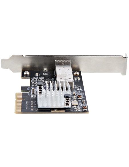 Tarjeta PCIe SFP+ de 10G - Adaptador de Red con 1 Puerto SFP+ Abierto para Módulos MSA o Cables Direct Attach - NIC PCI Express
