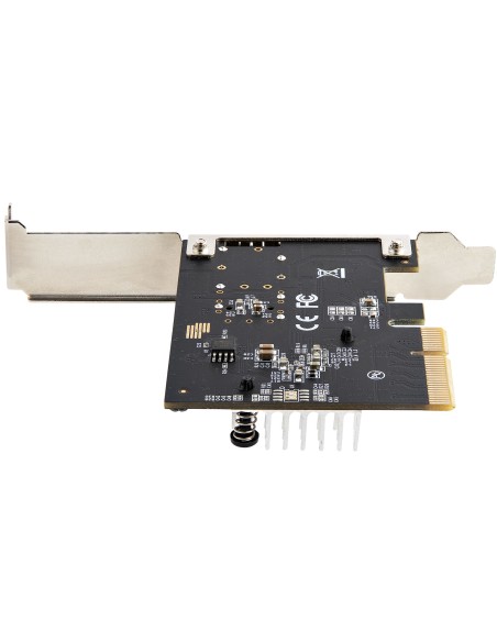 Tarjeta PCIe SFP+ de 10G - Adaptador de Red con 1 Puerto SFP+ Abierto para Módulos MSA o Cables Direct Attach - NIC PCI Express