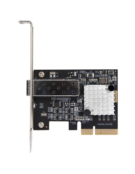 Tarjeta PCIe SFP+ de 10G - Adaptador de Red con 1 Puerto SFP+ Abierto para Módulos MSA o Cables Direct Attach - NIC PCI Express