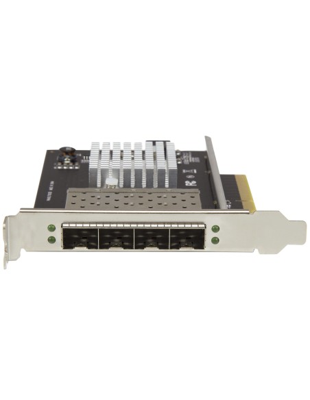 Tarjeta de Red SFP+ 10G SFP+ con 4 Puertos - Adaptador Convergente SFP+ Abierto Intel XL710 - NIC PCIe 10 Gigabit Ethernet - Ta