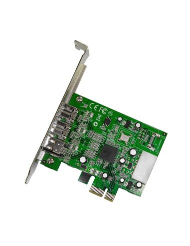 Adaptador Tarjeta FireWire PCI-Express PCI-e de 2 Puertos F/W 800 y 1 Puerto F/W 400