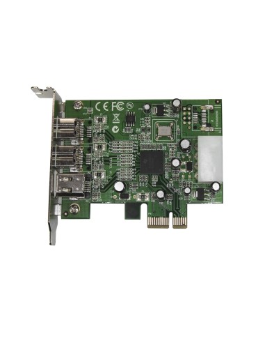 Adaptador Tarjeta FireWire PCI-Express Bajo Perfil de 2 Puertos F/W 800 y 1 Puerto F/W 400