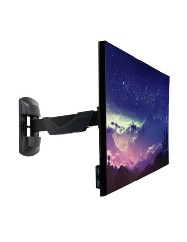 40713 soporte para monitor 66 cm (26") Pared Negro