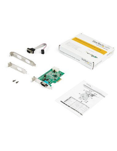 Tarjeta Adaptadora Serie PCI Express RS232 de 2 Puertos - Tarjeta Controladora Serie PCIe RS232 - PCIe a Serie DB9 - UART 16950