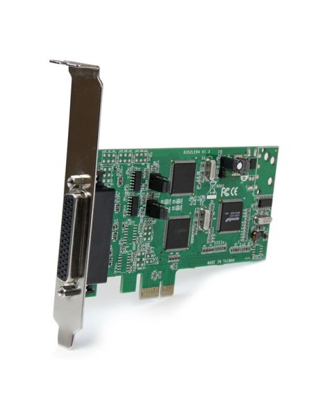 Tarjeta Adaptadora PCI Express PCIe de 4 Puertos Serie Serial Combo RS232 y RS485 RS 422 DB9