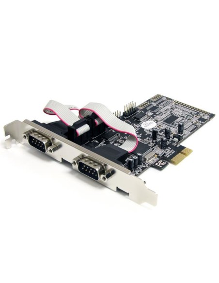 Tarjeta Adaptadora PCI Express PCIe de 4 Puertos Serie RS232 UART 16550 Serial DB9